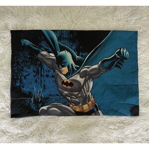 Batman Two Sided Standard Pillow Case 30" x 20" Vintage